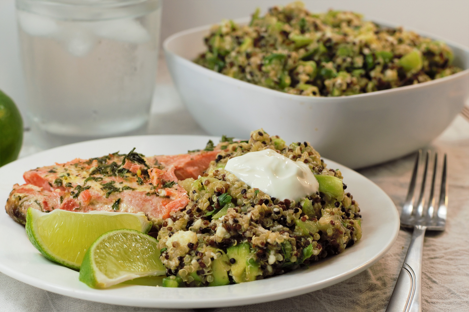Green Goodness Quinoa Salad | Mountain Cravings