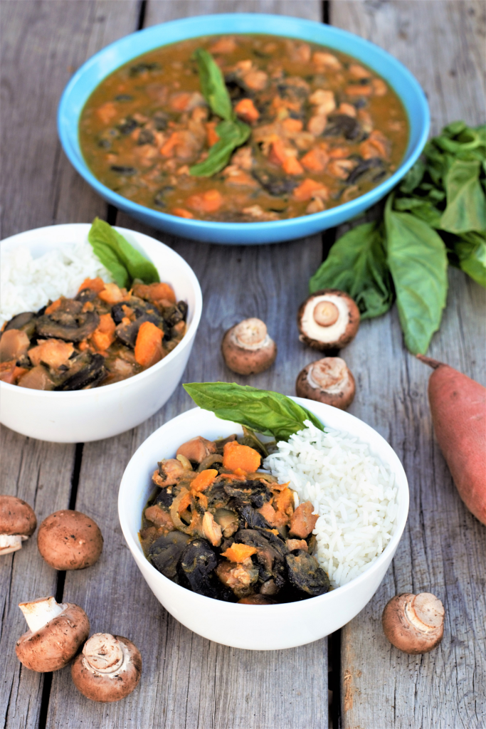 Basil Sweet Potato Chicken Curry Mountain Cravings
