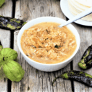 Green chile trades tomatoes for tomatillos and beef for pork, all slow-simmered & loaded with freshly roasted green chiles for the most delicious stew!